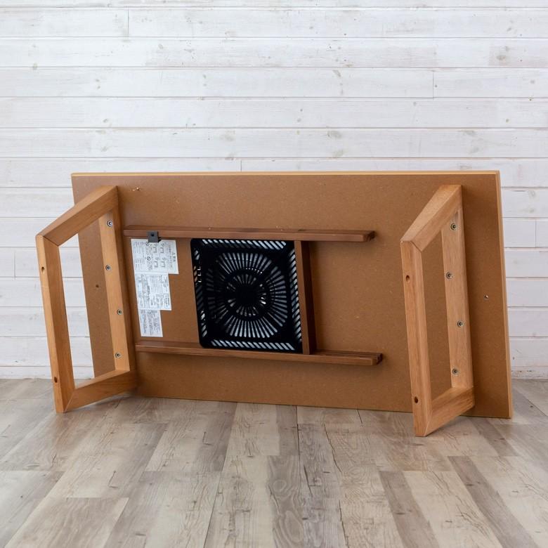 こたつテーブル 長方形 120×65cm センター テーブル こたつテーブル リビング コーヒーテーブル コタツテーブル モダンデザイン 木目 家具調こたつ 96024 | ブランド登録なし | 16
