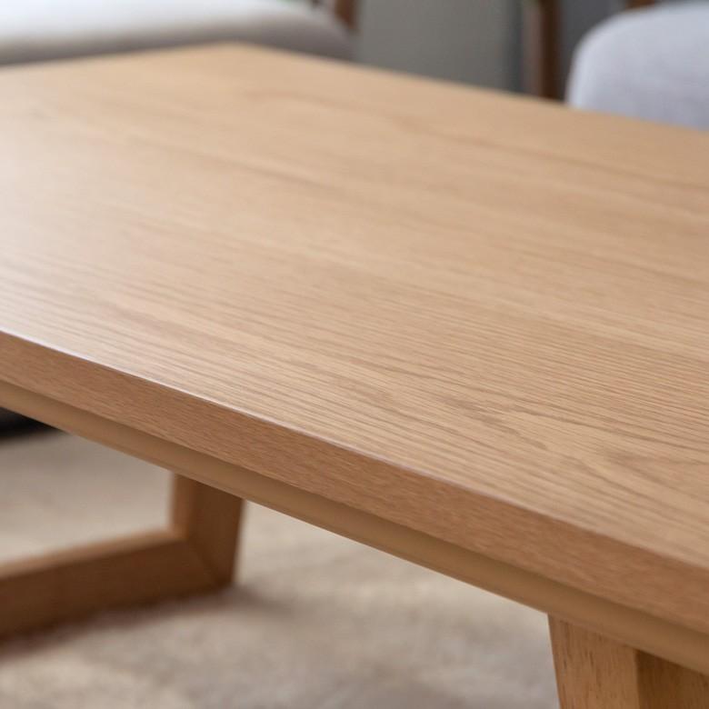 こたつ兼センターテーブル こたつ テーブル 単品 約幅75×奥行60cm 長方形 継足 中間スイッチ