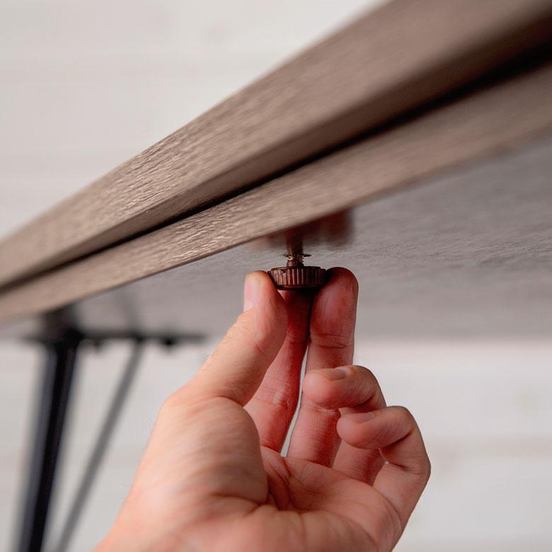 こたつ コタツ テーブル スチール脚 木目調  長方形 W 115 × D 70 ブラウン こたつ本体 センターテーブル シンプル フラットヒーター おしゃれ 96027 | ブランド登録なし | 12