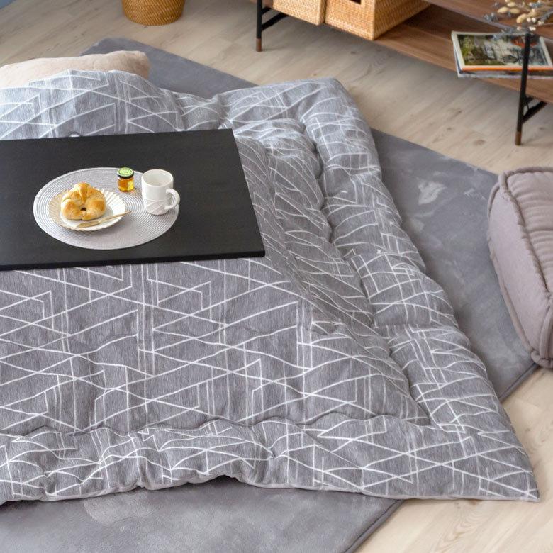 こたつ布団 正方形 薄掛け 約200×200cm こたつ掛け布団 コタツ布団 こたつ用品 おしゃれ 掛け布団 北欧 かわいい カジュアル モダン ジオメトリック 96030 | ブランド登録なし | 17