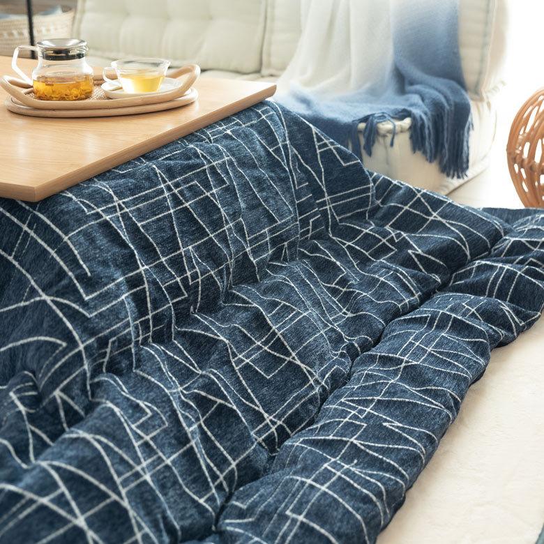 こたつ布団 正方形 薄掛け 約200×200cm こたつ掛け布団 コタツ布団 こたつ用品 おしゃれ 掛け布団 北欧 かわいい カジュアル モダン ジオメトリック 96030 | ブランド登録なし | 10