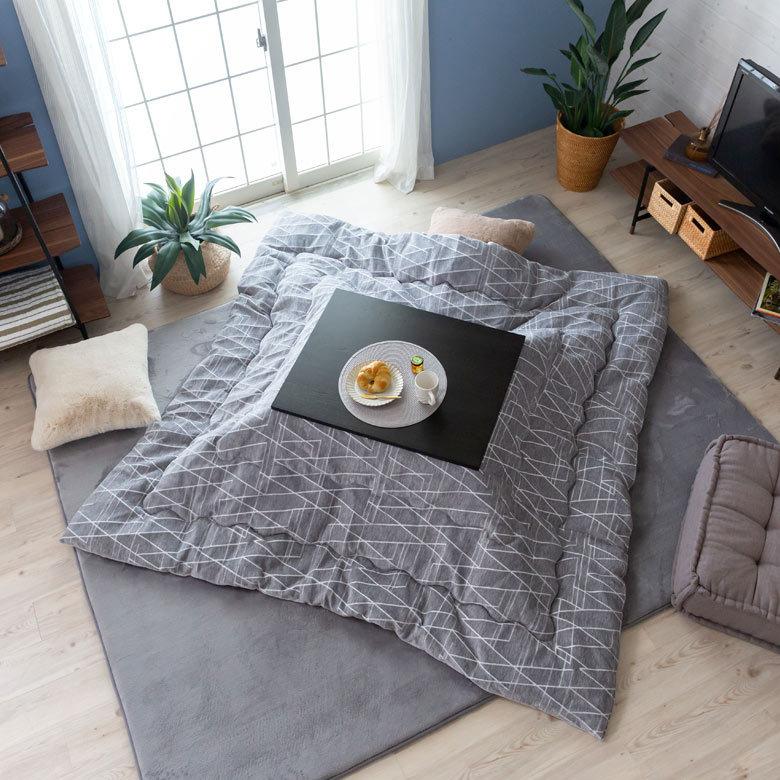 こたつ布団 正方形 薄掛け 約200×200cm こたつ掛け布団 コタツ布団 こたつ用品 おしゃれ 掛け布団 北欧 かわいい カジュアル モダン ジオメトリック 96030 | ブランド登録なし | 11