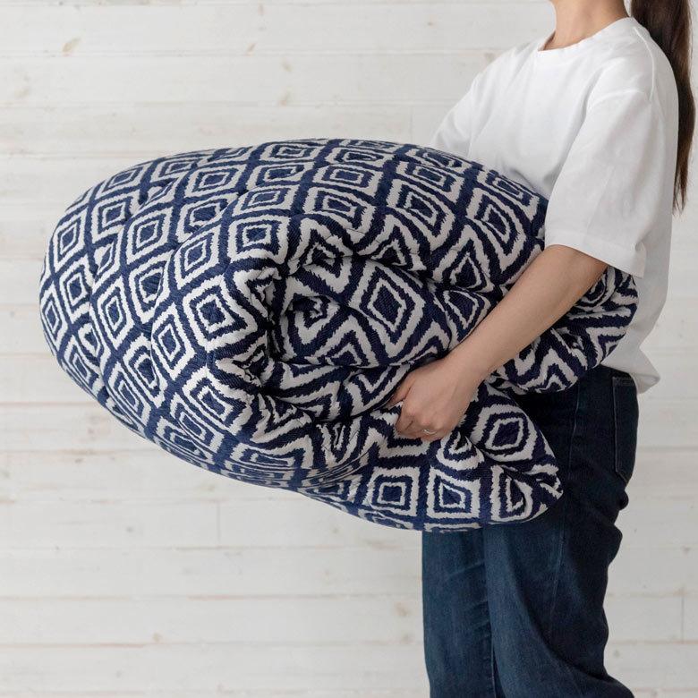 こたつ布団 長方形 薄掛け 約200×250cm こたつ掛け 布団 コタツ布団 こたつ用品 おしゃれ 北欧 かわいい カジュアル モダン ジャガード織 ダイヤ柄 96031 | ブランド登録なし | 18