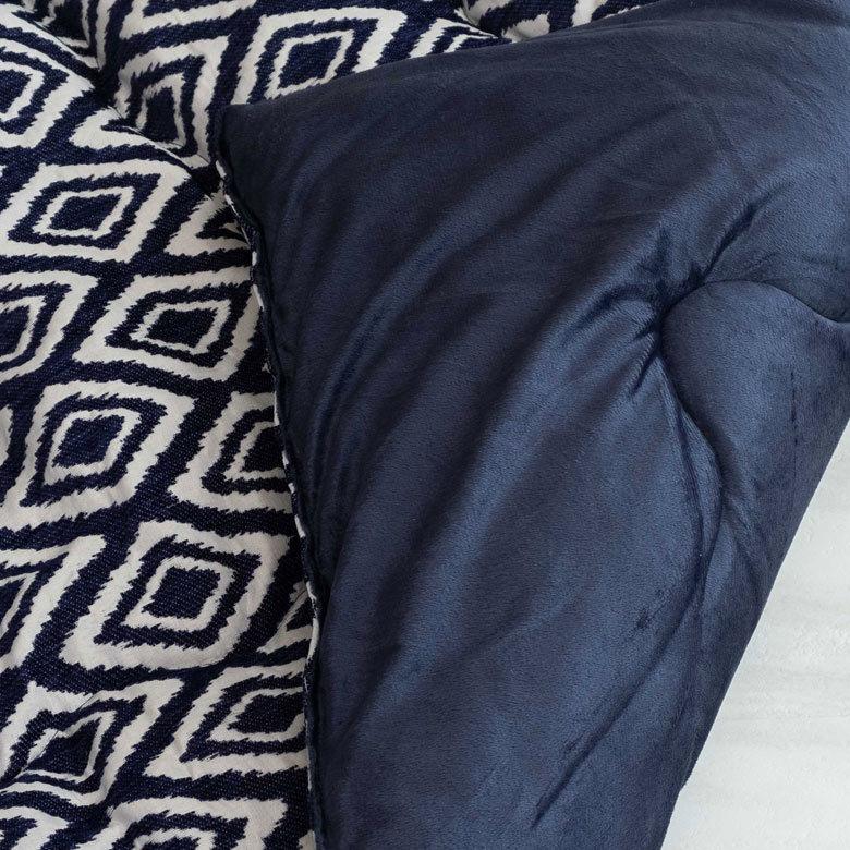 こたつ布団 長方形 薄掛け 約200×250cm こたつ掛け 布団 コタツ布団 こたつ用品 おしゃれ 北欧 かわいい カジュアル モダン ジャガード織 ダイヤ柄 96031 | ブランド登録なし | 19