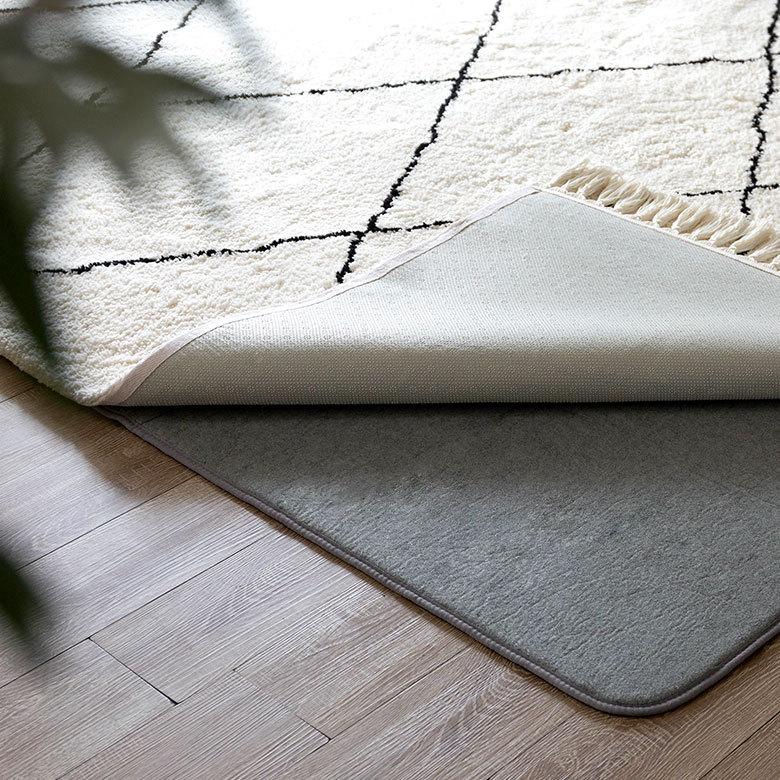 下敷き専用ラグ 約170×170cm ふかピタ 防音 滑り止め クッション性 特許取得 2畳 洗える 厚手 96034 | ブランド登録なし | 11