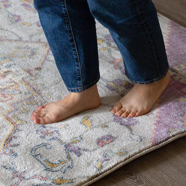 下敷き専用ラグ 約170×170cm ふかピタ 防音 滑り止め クッション性 特許取得 2畳 洗える 厚手 96034 | ブランド登録なし | 15