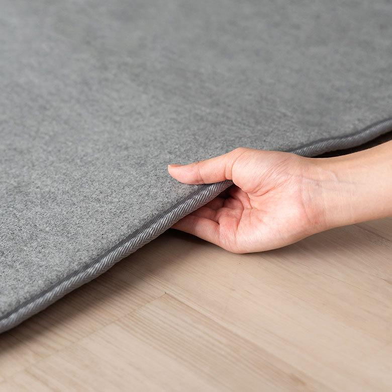 下敷き専用ラグ 約170×170cm ふかピタ 防音 滑り止め クッション性 特許取得 2畳 洗える 厚手 96034 | ブランド登録なし | 05