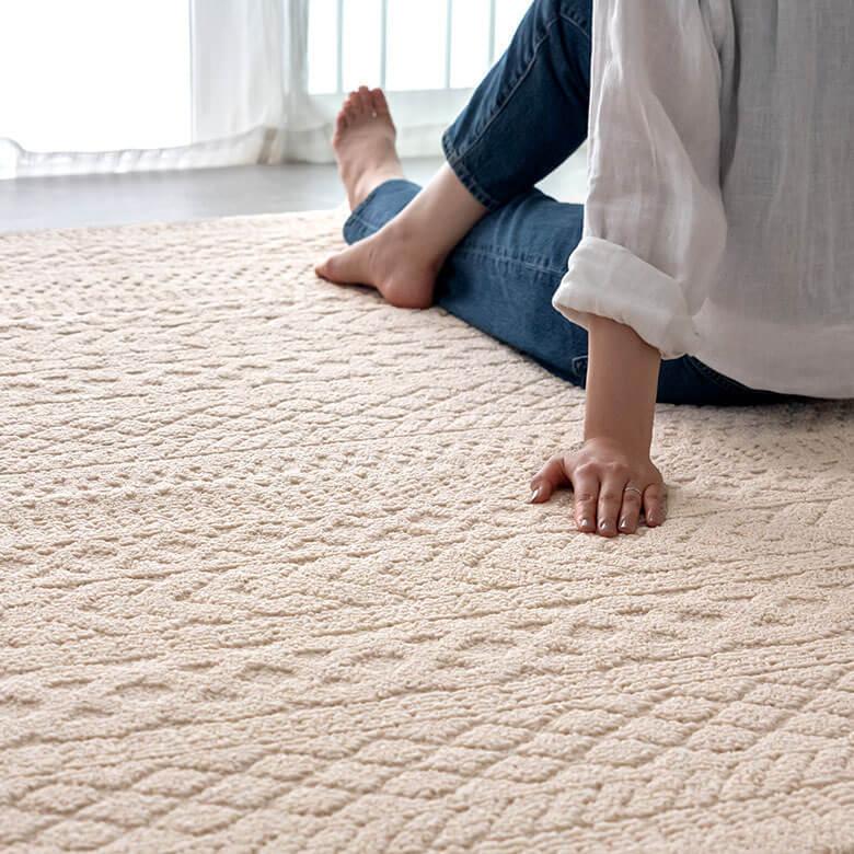 ラグマット カーペット タフト 約130×185cm ラグ リビング 洗濯可 じゅうたん 長方形 オールシーズン 北欧 96036 | ブランド登録なし | 21