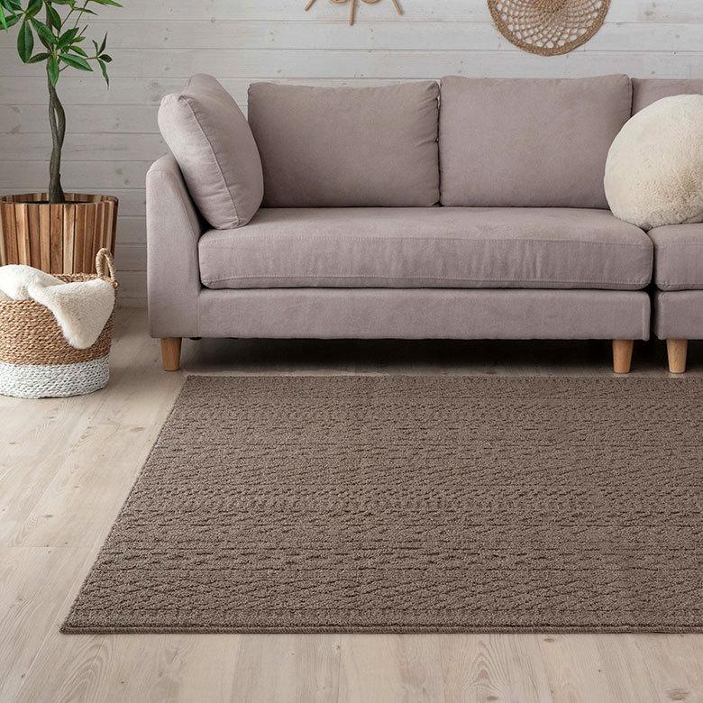 ラグマット カーペット タフト 約130×185cm ラグ リビング 洗濯可 じゅうたん 長方形 オールシーズン 北欧 96036 | ブランド登録なし | 07