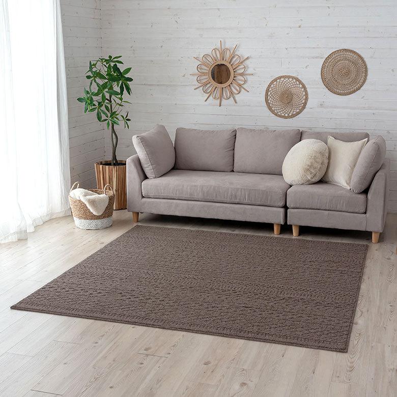 ラグマット カーペット タフト 約185×185cm ラグ リビング 洗濯 ラグマット カーペット タフト 約185×185cm ラグ リビング 洗濯