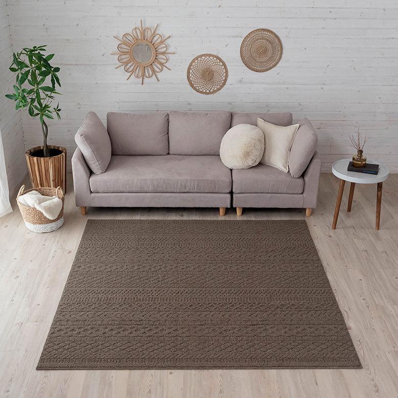 ラグマット カーペット タフト 約185×240cm ラグ リビング 洗濯可 じゅうたん 長方形 オールシーズン 北欧 96038 | ブランド登録なし | 19