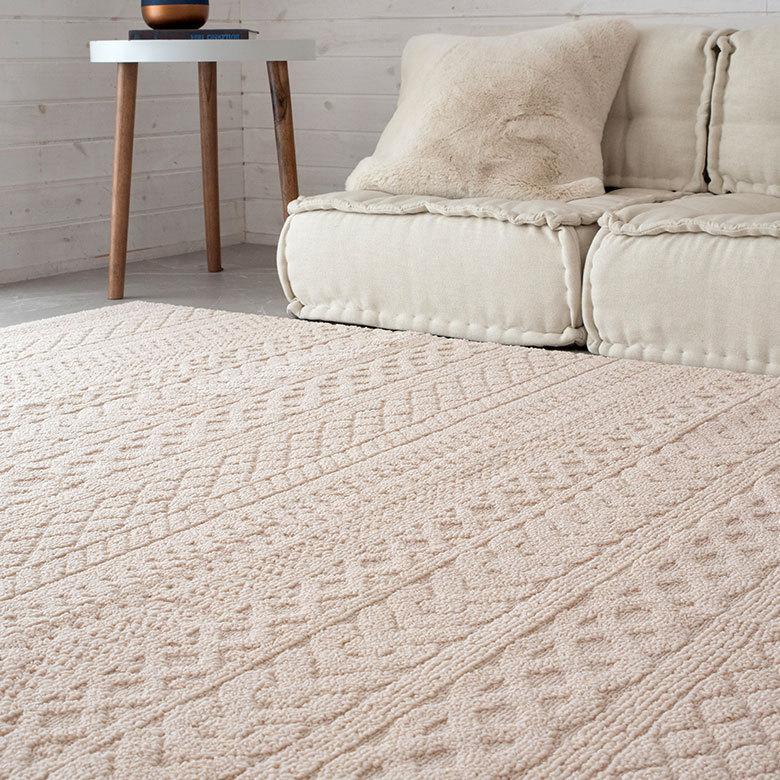 ラグマット カーペット タフト 約185×240cm ラグ リビング 洗濯可 じゅうたん 長方形 オールシーズン 北欧 96038 | ブランド登録なし | 09