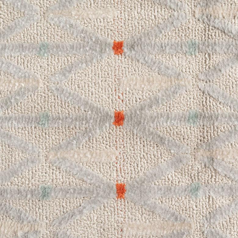 ラグマット カーペット タフト 約185×185cm ラグ リビング 洗濯可 国産 長方形 オール幾何学模様 北欧 96040 | ブランド登録なし | 05