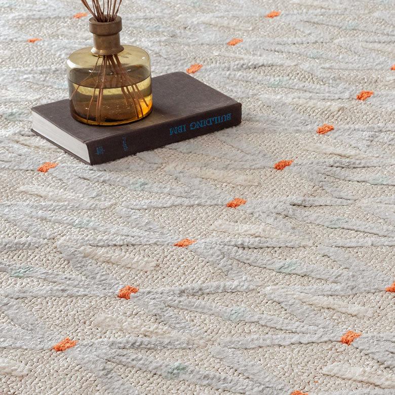 ラグマット カーペット タフト 約185×185cm ラグ リビング 洗濯可 国産 長方形 オール幾何学模様 北欧 96040 | ブランド登録なし | 09