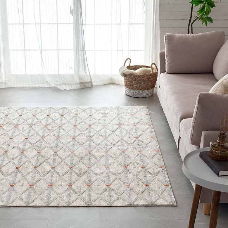 ラグマット カーペット タフト 約185×240cm ラグ リビング 洗濯