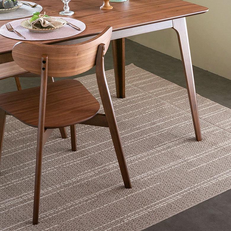 ラグマット ダイニング タフト 約170×220cm 国産 防ダニ 選択可 長方形 オールシーズン おしゃれ 96042 | ブランド登録なし | 21