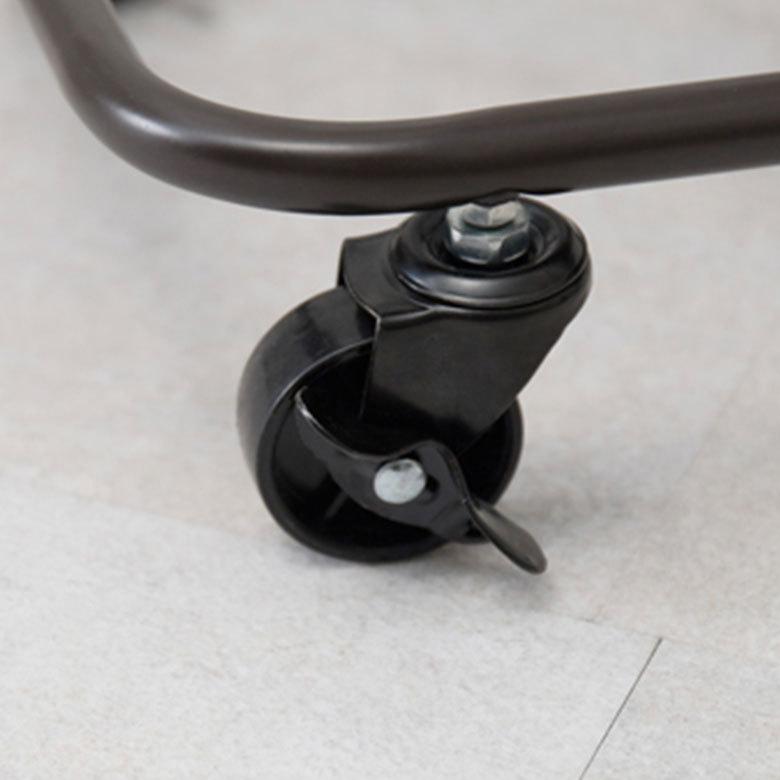 ランドリーラック バスケット かご 付 ワイヤー  スクエア 3段 縦型 ワゴン ランドリー ラック キャスター 洗濯 スリム 収納  洗濯物 入れ 北欧 おしゃれ 96045 | ブランド登録なし | 14