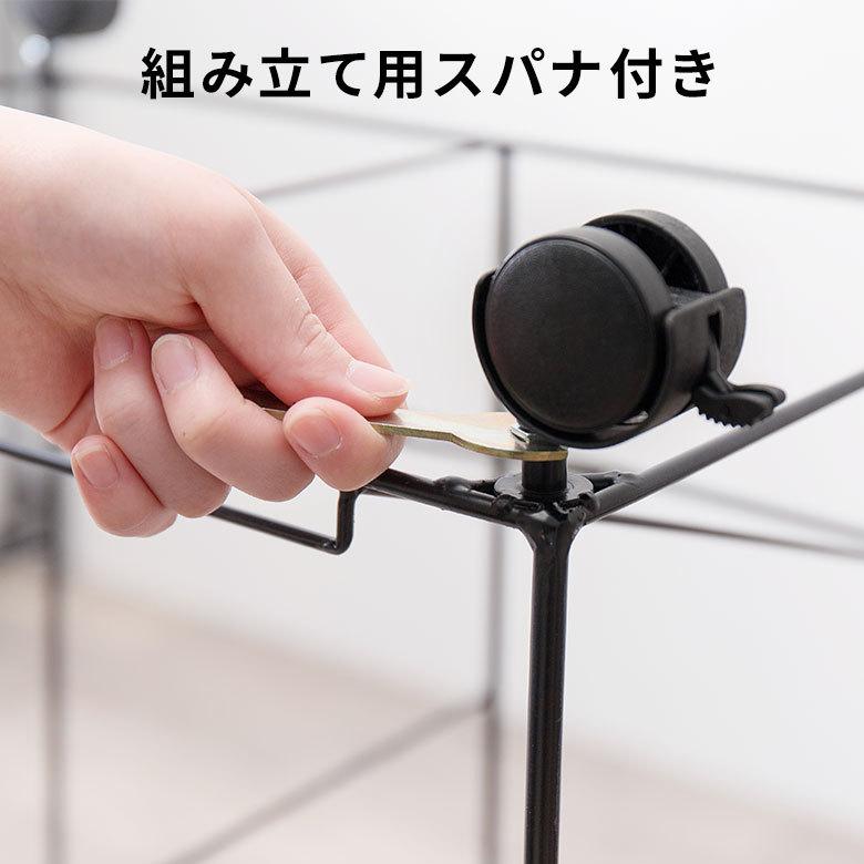 ランドリーラック バスケット かご 付 防水 スクエア 3段 縦型 ワゴン 斜め ランドリー ラック キャスター 洗濯 ワイド 収納  洗濯物 入れ 北欧 おしゃれ 96055 | ブランド登録なし | 21