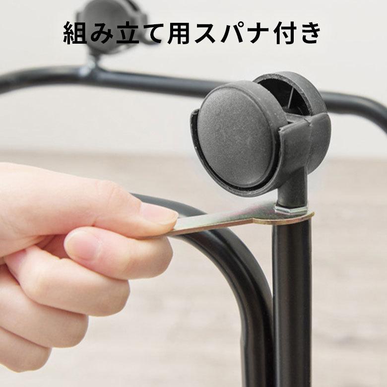 ランドリーラック バスケット かご 付 防水 ラウンド 3段 縦型 ワゴン ランドリー ラック キャスター 洗濯 スリム 収納  洗濯物 入れ 北欧 おしゃれ 96059 | ブランド登録なし | 21