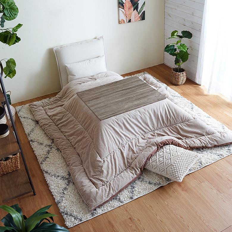 テーブル こたつ 炬燵  コタツ 本体  ヒーター MS-303H 300W石英管 中間スイッチ カジュアル 家具 インテリア 暖房器具 おしゃれ 北欧 リゾート 西海岸 96060 | HAGiHARA | 03