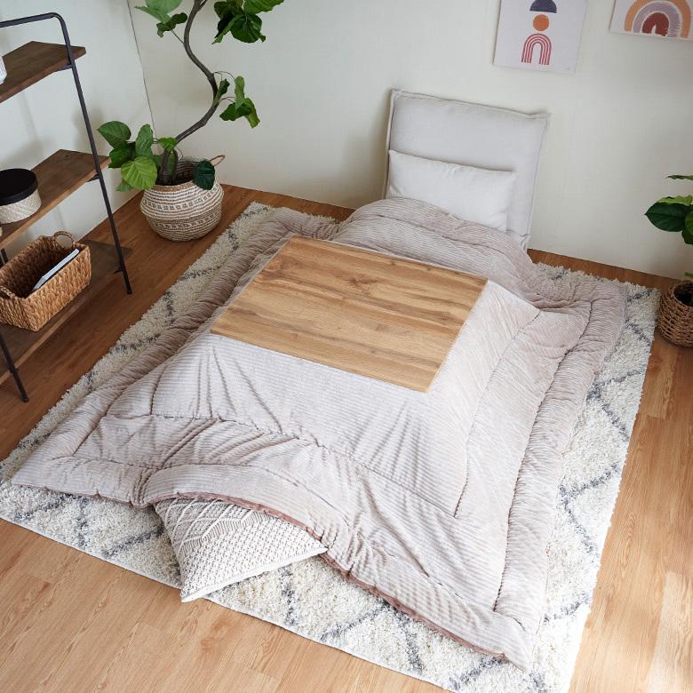 テーブル こたつ 炬燵  コタツ 本体  ヒーター MS-303H 300W石英管 中間スイッチ カジュアル 家具 インテリア 暖房器具 おしゃれ 北欧 リゾート 西海岸 96060 | HAGiHARA | 04