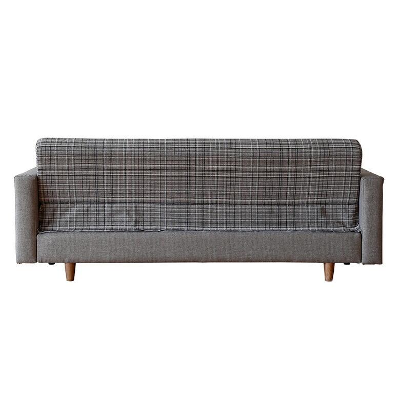 ソファ ベッド 3人掛け ロー ソファー シングル クッション 付き ファブリック 収納 ローリング式 北欧 おしゃれ モダン 家具 インテリア  西海岸 96066 | 関家具 | 17