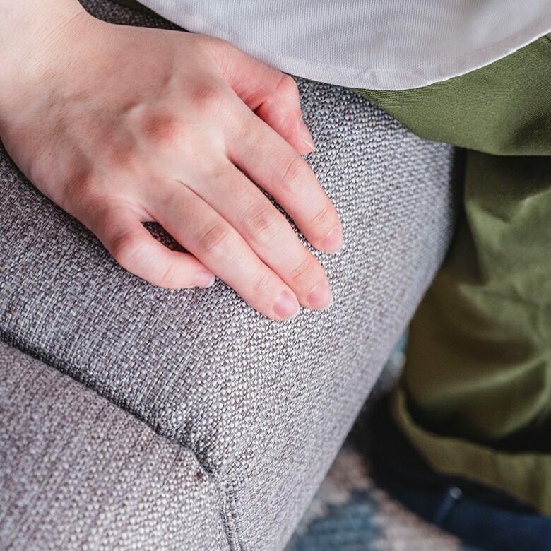 ソファ ベッド 3人掛け ロー ソファー シングル クッション 付き ファブリック 収納 ローリング式 北欧 おしゃれ モダン 家具 インテリア  西海岸 96066 | 関家具 | 06