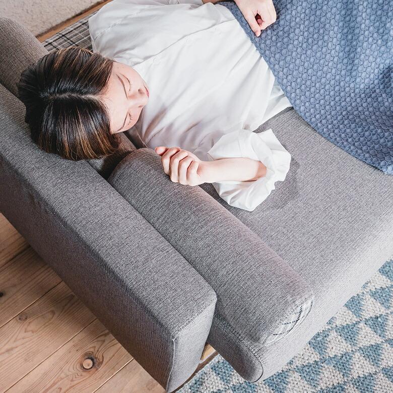 ソファ ベッド 3人掛け ロー ソファー シングル クッション 付き ファブリック 収納 ローリング式 北欧 おしゃれ モダン 家具 インテリア  西海岸 96066 | 関家具 | 08