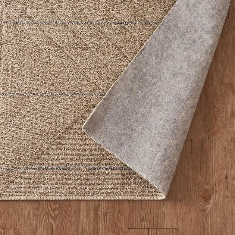 ラグ マット 日本製 国産 185×185cm 洗える 防ダニ 床暖房対応 遊び毛防止 オールシーズン 春 夏 秋 冬 おしゃれ 北欧 コンパクト インテリア 西海岸風 96073 | スミノエ | 15