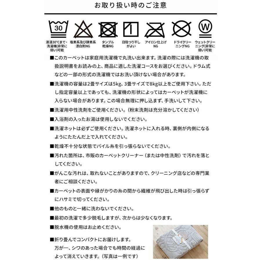 ラグ マット 日本製 国産 185×185cm 洗える 防ダニ 床暖房対応 遊び毛防止 オールシーズン 春 夏 秋 冬 おしゃれ 北欧 コンパクト インテリア 西海岸風 96073 | スミノエ | 21