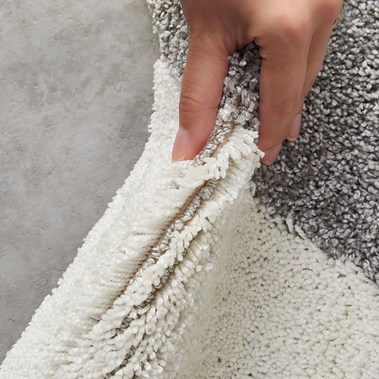 ラグ マット 日本製 国産 175×185cm 滑り止め 防ダニ 床暖房対応 遊び毛防止 オールシーズン 春 夏 秋 冬 おしゃれ 北欧 デザイン インテリア 西海岸風 96075 | スミノエ | 13