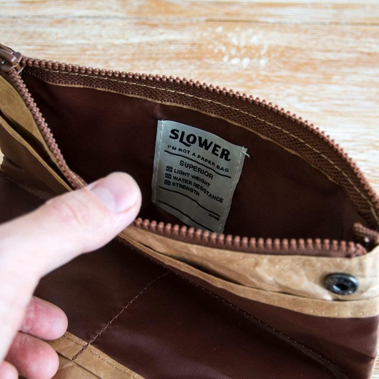 マルチケース スローワーバッグ ベージュ グレー ペーパーバッグ ペンケース 筆箱 ポーチ 小物入れ おしゃれ 軽量 耐水 タイベック 長財布 97003 | ブランド登録なし | 11