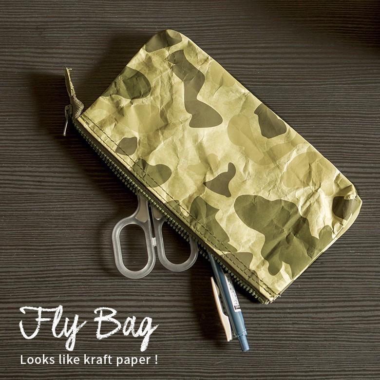 マルチケース スローワーバッグ カモフラージュ柄 迷彩柄 ペーパーバッグ トラベルウォレット ポーチ 小物入れ おしゃれ 軽量 耐水 タイベック 長財布 97004-cm | ブランド登録なし