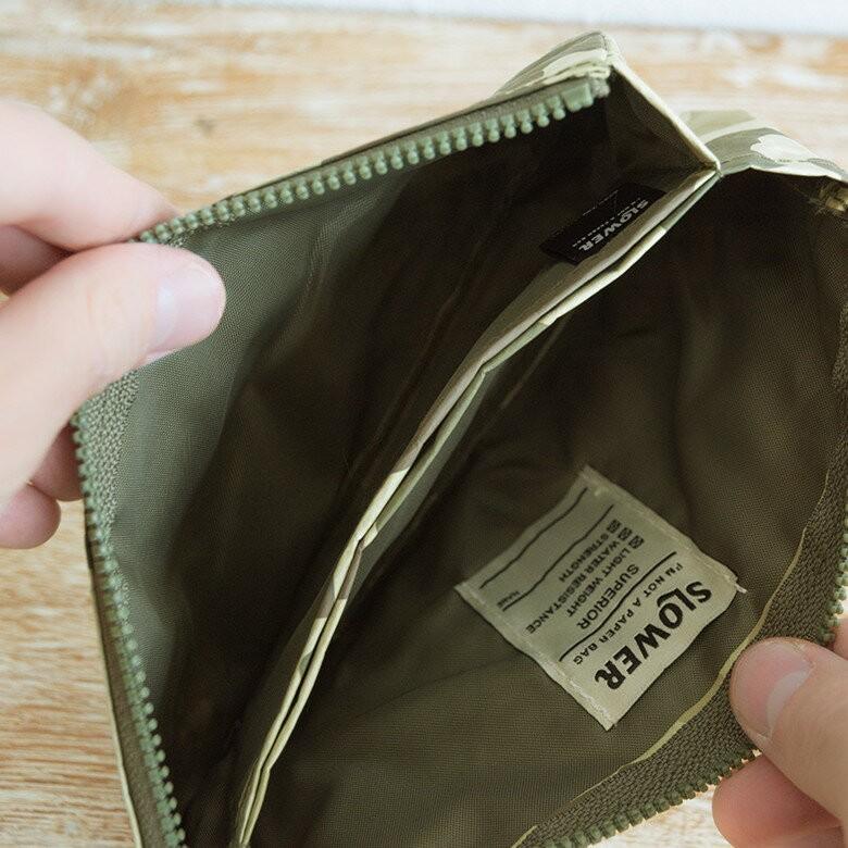 マルチケース スローワーバッグ カモフラージュ柄 迷彩柄 ペーパーバッグ トラベルウォレット ポーチ 小物入れ おしゃれ 軽量 耐水 タイベック 長財布 97004-cm | ブランド登録なし | 10