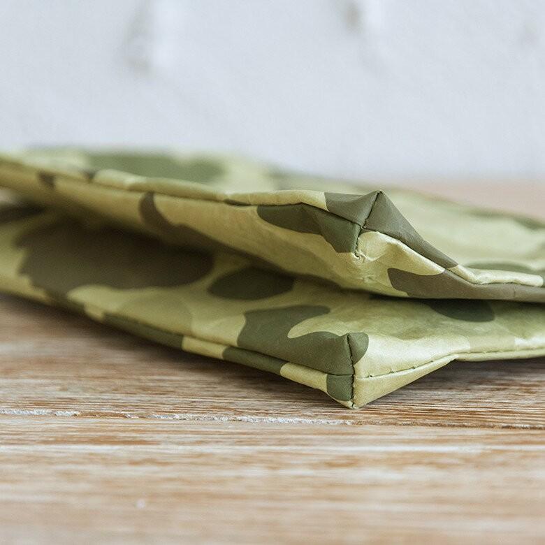 マルチケース スローワーバッグ カモフラージュ柄 迷彩柄 ペーパーバッグ トラベルウォレット ポーチ 小物入れ おしゃれ 軽量 耐水 タイベック 長財布 97004-cm | ブランド登録なし | 11