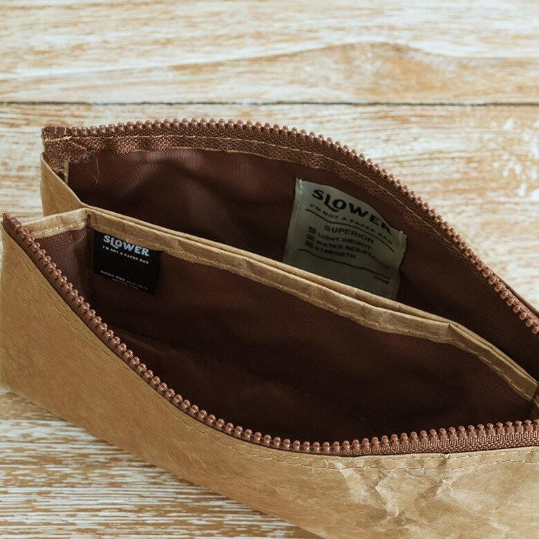 マルチケース スローワーバッグ ベージュ グレー ペーパーバッグ トラベルウォレット ポーチ 小物入れ おしゃれ 軽量 耐水 タイベック 長財布 97004 | ブランド登録なし | 11