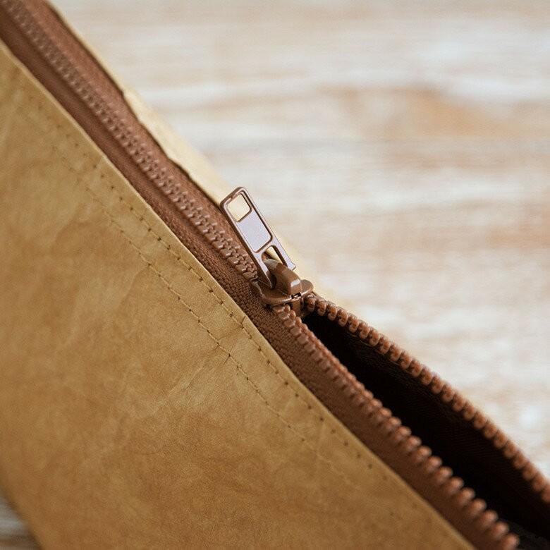 マルチケース スローワーバッグ ベージュ グレー ペーパーバッグ トラベルウォレット ポーチ 小物入れ おしゃれ 軽量 耐水 タイベック 長財布 97004 | ブランド登録なし | 12