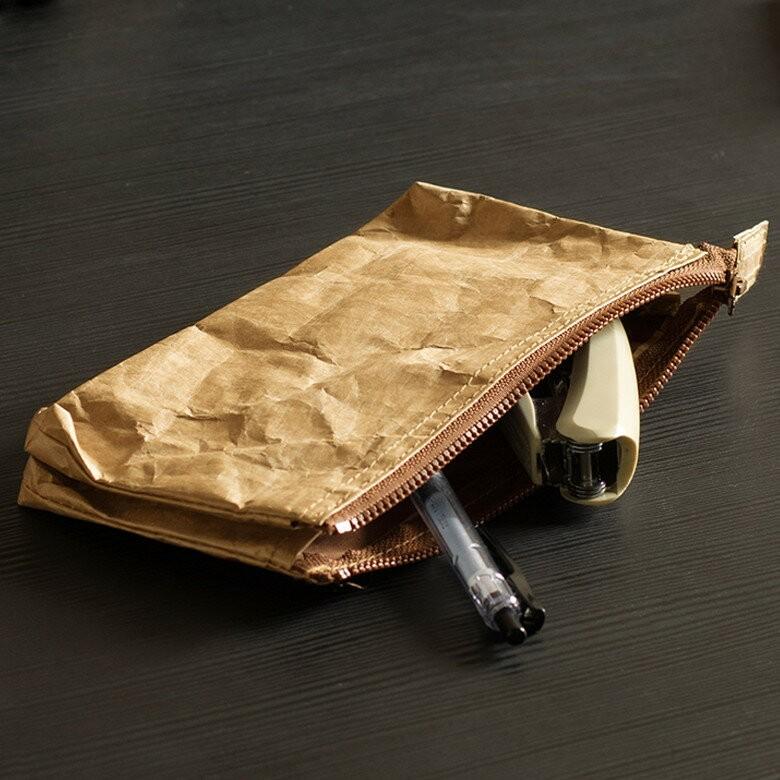 マルチケース スローワーバッグ ベージュ グレー ペーパーバッグ