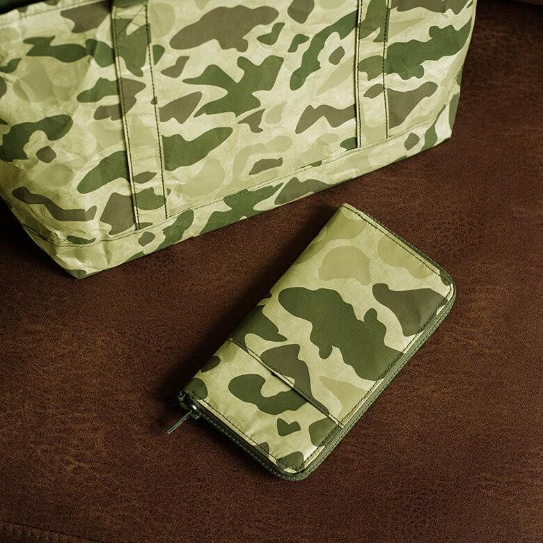 パスポートウォレット 長財布 カモフラージュ柄 迷彩柄 ペーパーバッグ トラベルウォレ ット ポーチ 小物入れ おしゃれ 軽量 耐水 タイベック 97005-cm | ブランド登録なし | 04