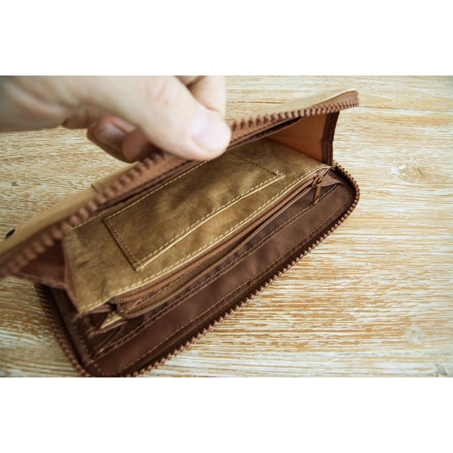 パスポートウォレット 長財布 ベージュ グレー ペーパーバッグ トラベルウォレット ポーチ 小物入れ おしゃれ 軽量 耐水 タイベック 97005 | ブランド登録なし | 11