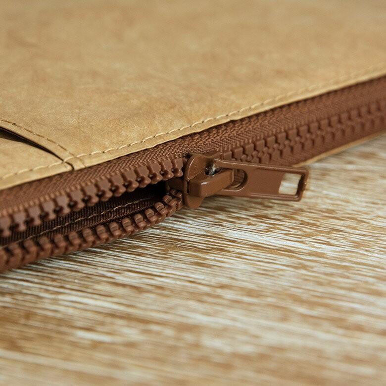 パスポートウォレット 長財布 ベージュ グレー ペーパーバッグ トラベルウォレット ポーチ 小物入れ おしゃれ 軽量 耐水 タイベック 97005 | ブランド登録なし | 04