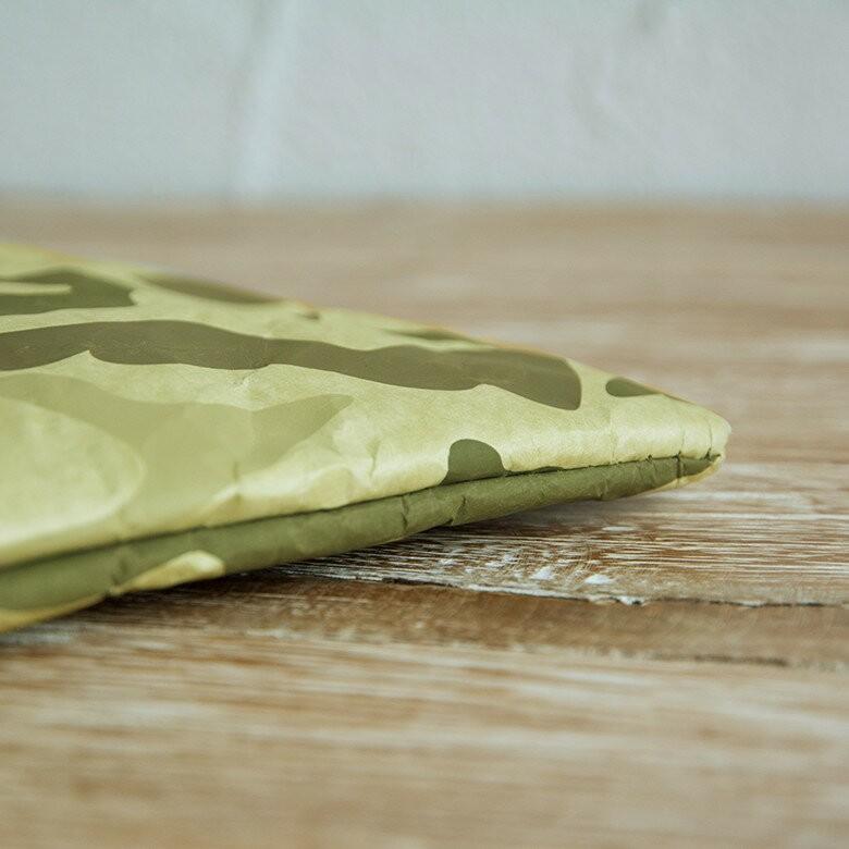 クラッチバッグ ブリーフ ケース 書類 カモフラージュ柄 迷彩柄 グレー ペーパーバッグ トラベルウォレット ポーチ おしゃれ 軽量 耐水 タイベック 97006-cm | ブランド登録なし | 11