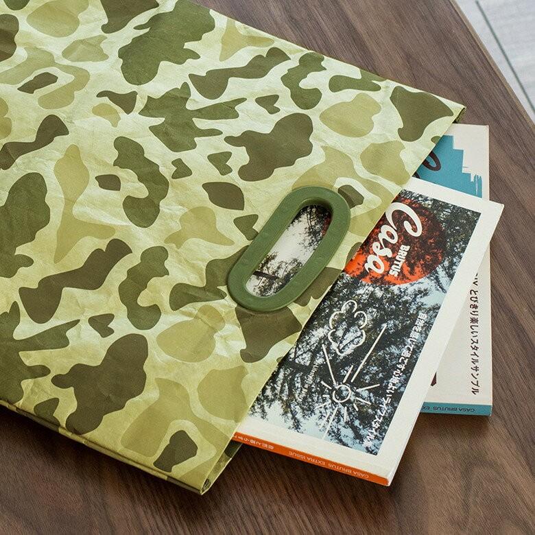 クラッチバッグ ブリーフ ケース 書類 カモフラージュ柄 迷彩柄 グレー ペーパーバッグ トラベルウォレット ポーチ おしゃれ 軽量 耐水 タイベック 97006-cm | ブランド登録なし | 03