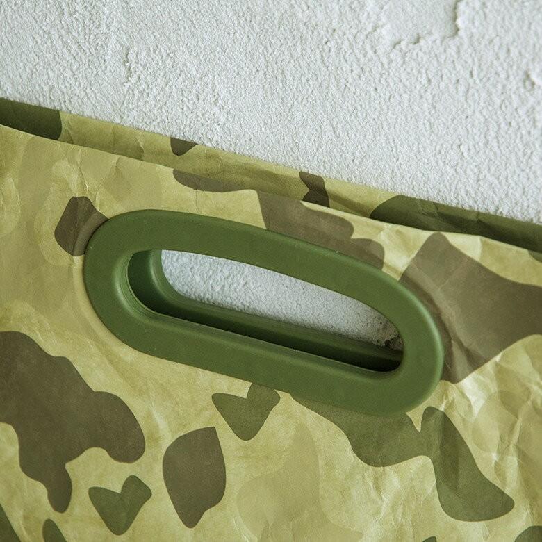 クラッチバッグ ブリーフ ケース 書類 カモフラージュ柄 迷彩柄 グレー ペーパーバッグ トラベルウォレット ポーチ おしゃれ 軽量 耐水 タイベック 97006-cm | ブランド登録なし | 04