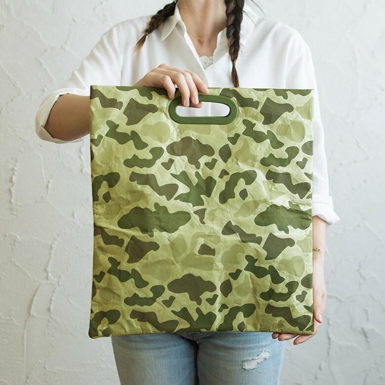 クラッチバッグ ブリーフ ケース 書類 カモフラージュ柄 迷彩柄 グレー