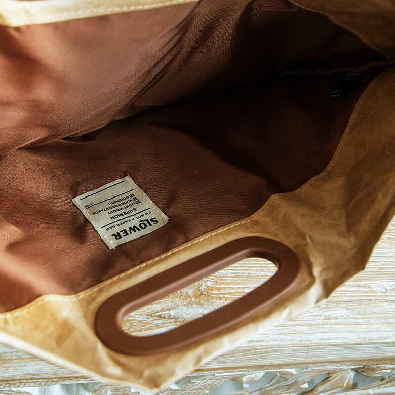 クラッチバッグ ブリーフケース 書類ケース ブラウン グレー ペーパーバッグ トラベルウォレット ポーチ 小物入れ おしゃれ 軽量 耐水 タイベック 97006 | ブランド登録なし | 02