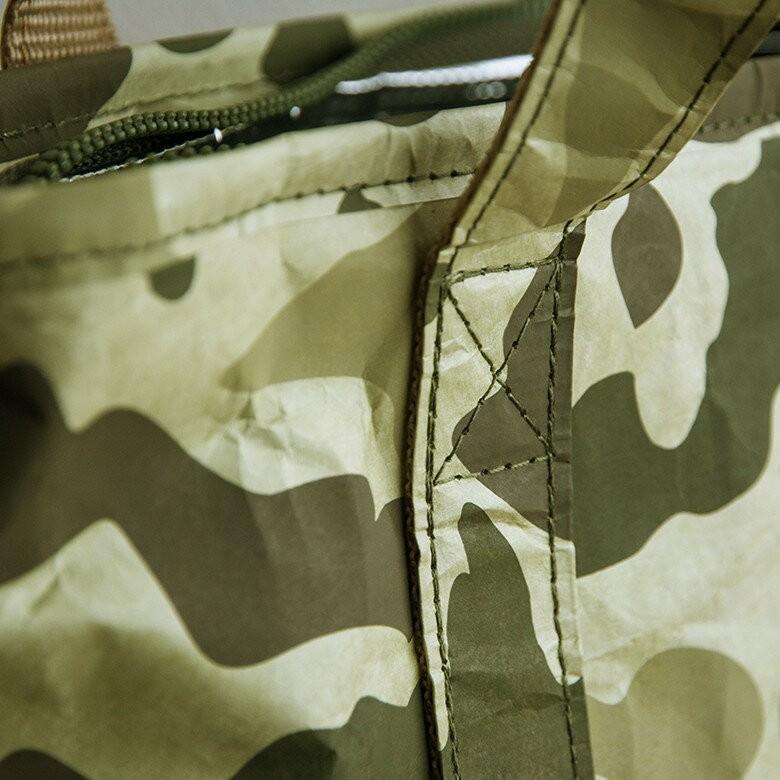 ランチトートバッグ 弁当 カモフラージュ柄 迷彩柄 ペーパーバッグ バッグ 保冷 保温 おしゃれ 軽量 耐水 タイベック 大容量 お弁当箱入れ 97009-cm | ブランド登録なし | 04