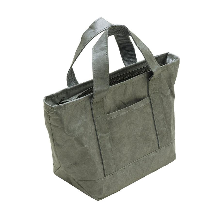 ランチトートバッグ 弁当 ブラウン グレー ペーパーバッグ バッグ 保冷 保温 おしゃれ 軽量 耐水 タイベック 大容量 お弁当箱入れ 97009 | ブランド登録なし | 13