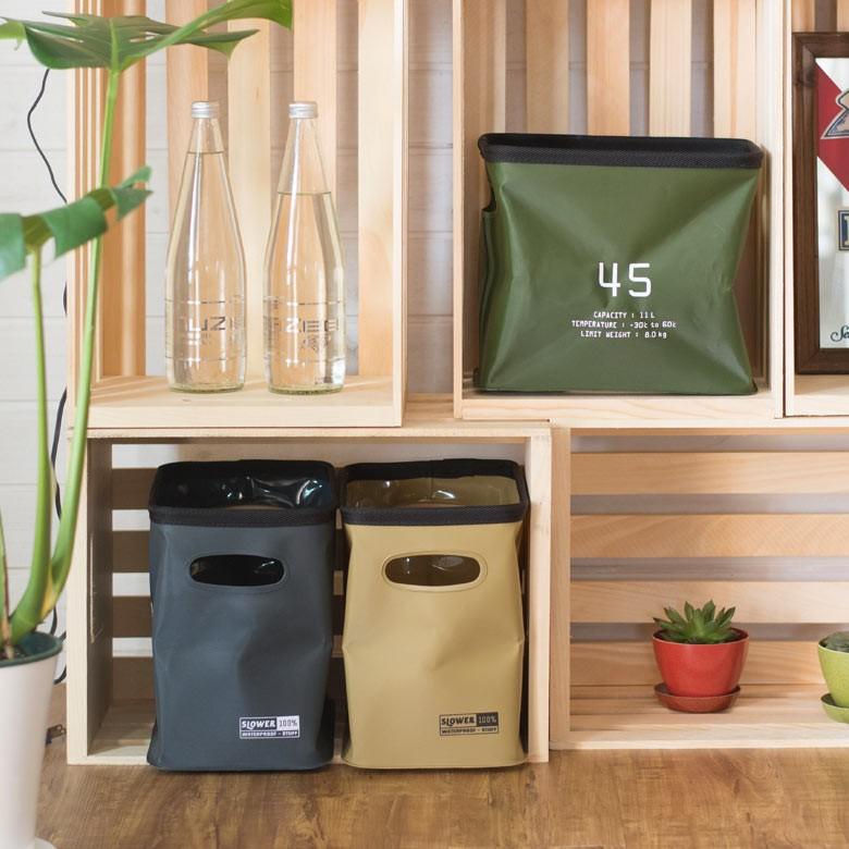 バスケット かご スクエア 深型 アーチハンドル付き 持ち手付き 耐水 防水 ランドリーバスケット 収納ボックス 洗濯かご ストッカー キッチン 釣り 97011 | ブランド登録なし | 14