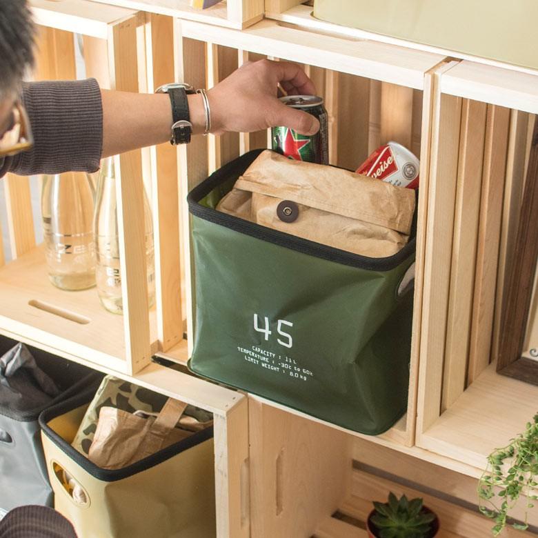 バスケット かご スクエア 深型 アーチハンドル付き 持ち手付き 耐水 防水 ランドリーバスケット 収納ボックス 洗濯かご ストッカー キッチン 釣り 97011 | ブランド登録なし | 15